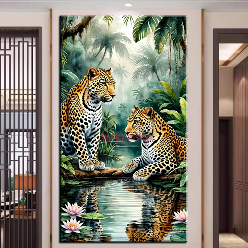 Art And Craft Jungle - جديد الغابة الغابات المشهد 5D Diy