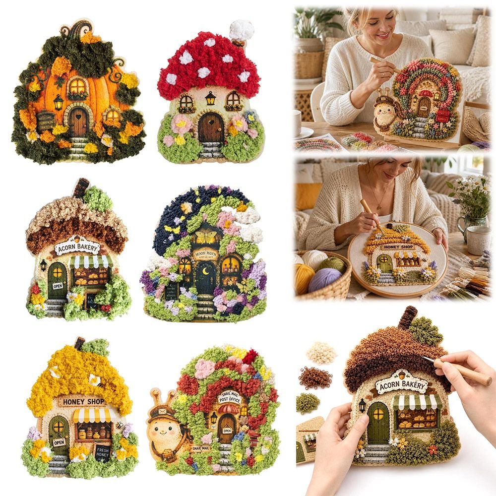 Art Craft Village - مجموعة فنون الحياكة ثلاثية الأبعاد بتصميم