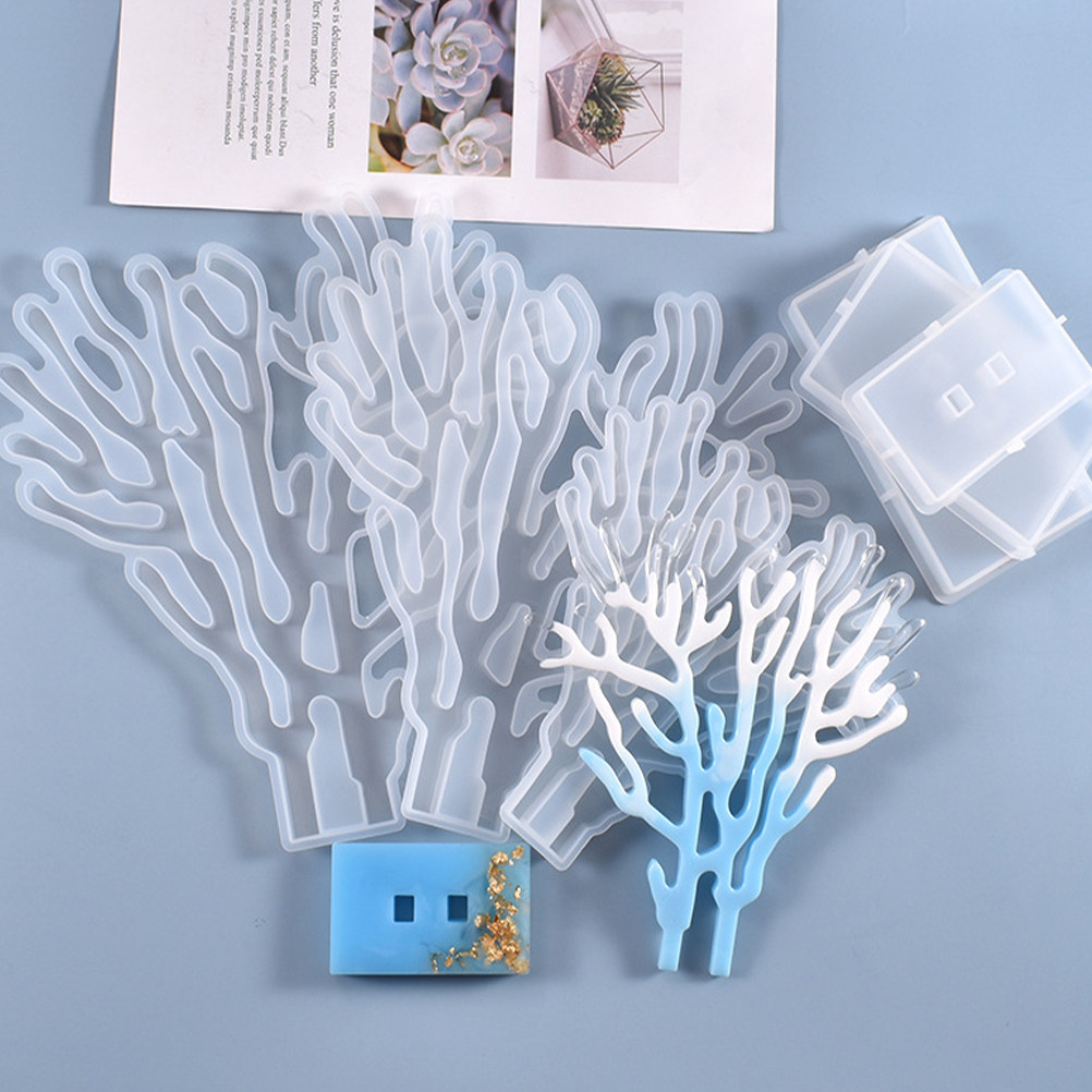 Art And Craft Recycle - قالب سيليكون على شكل مرجان عالي