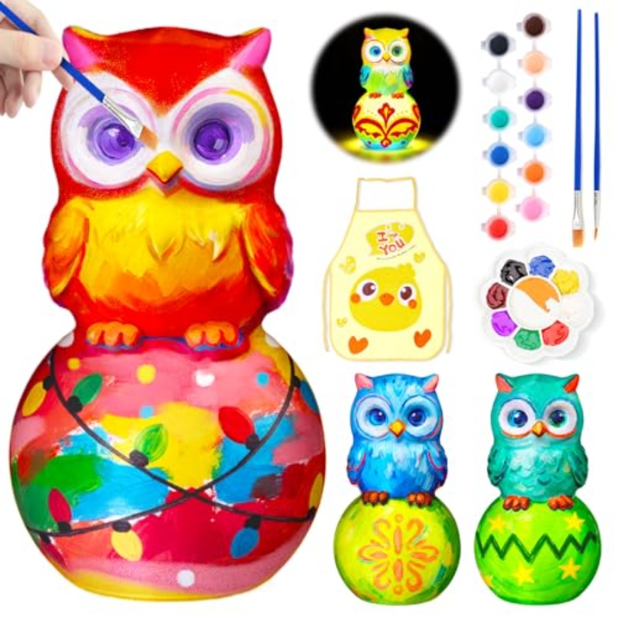 Art Craft Night - طقم رسم على المصابيح، فنون وحرف