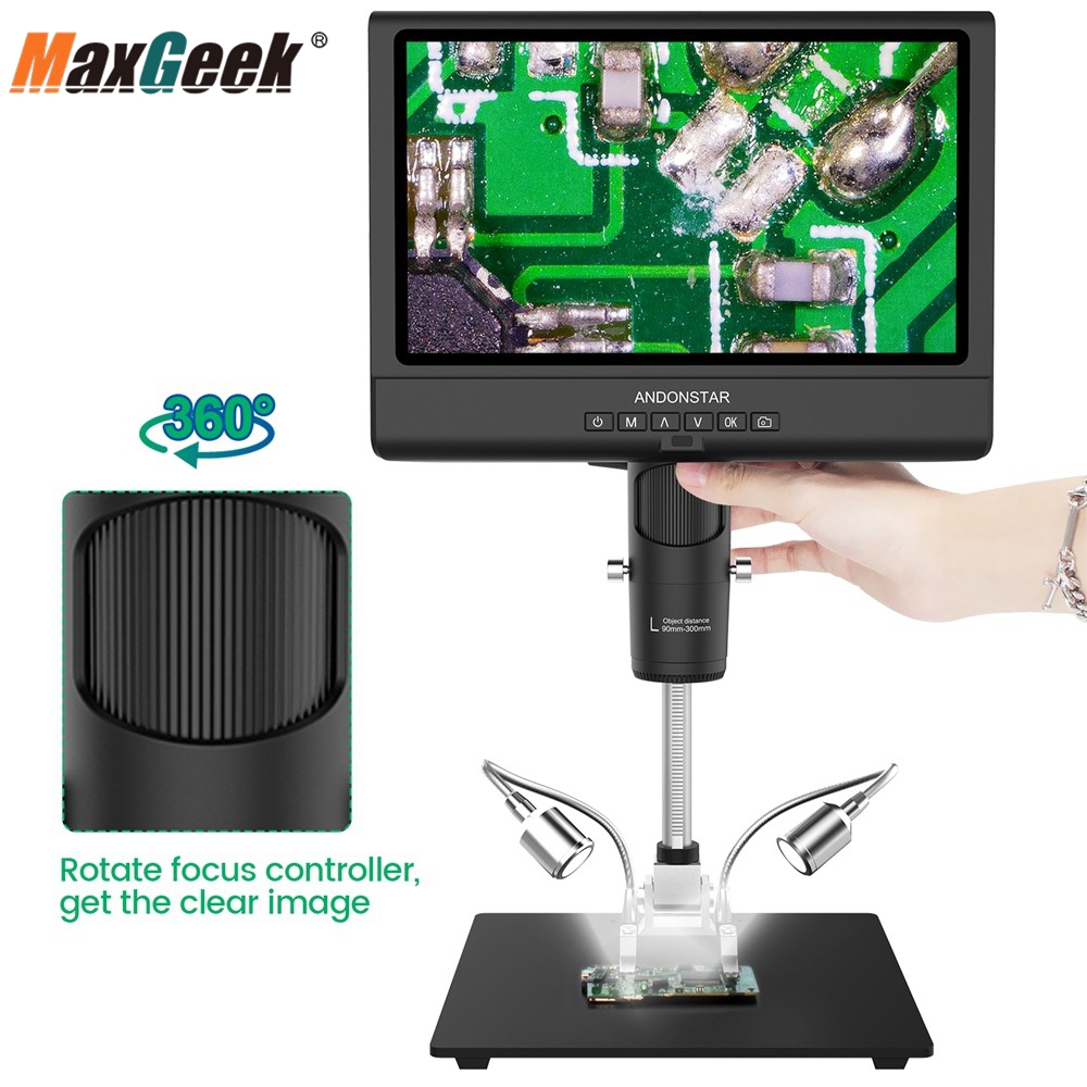 Art Craft Video - Maxgeek Andonstar AD209 مجهر رقمي بشاشة