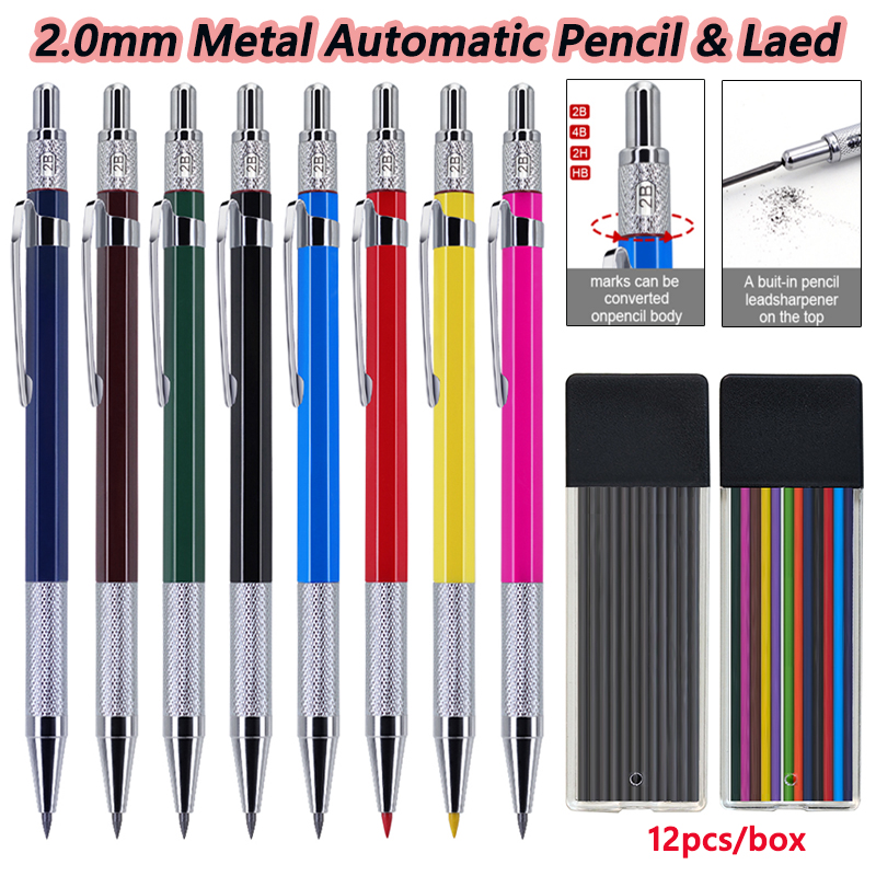 Staedtler Pencil Lumocolor - قلم رصاص ميكانيكي معدني متعدد الألوان