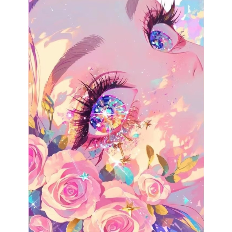 Wallpaper Art And Craft - مجموعات الرسم بالألماس: صور فتيات، فسيفساء،