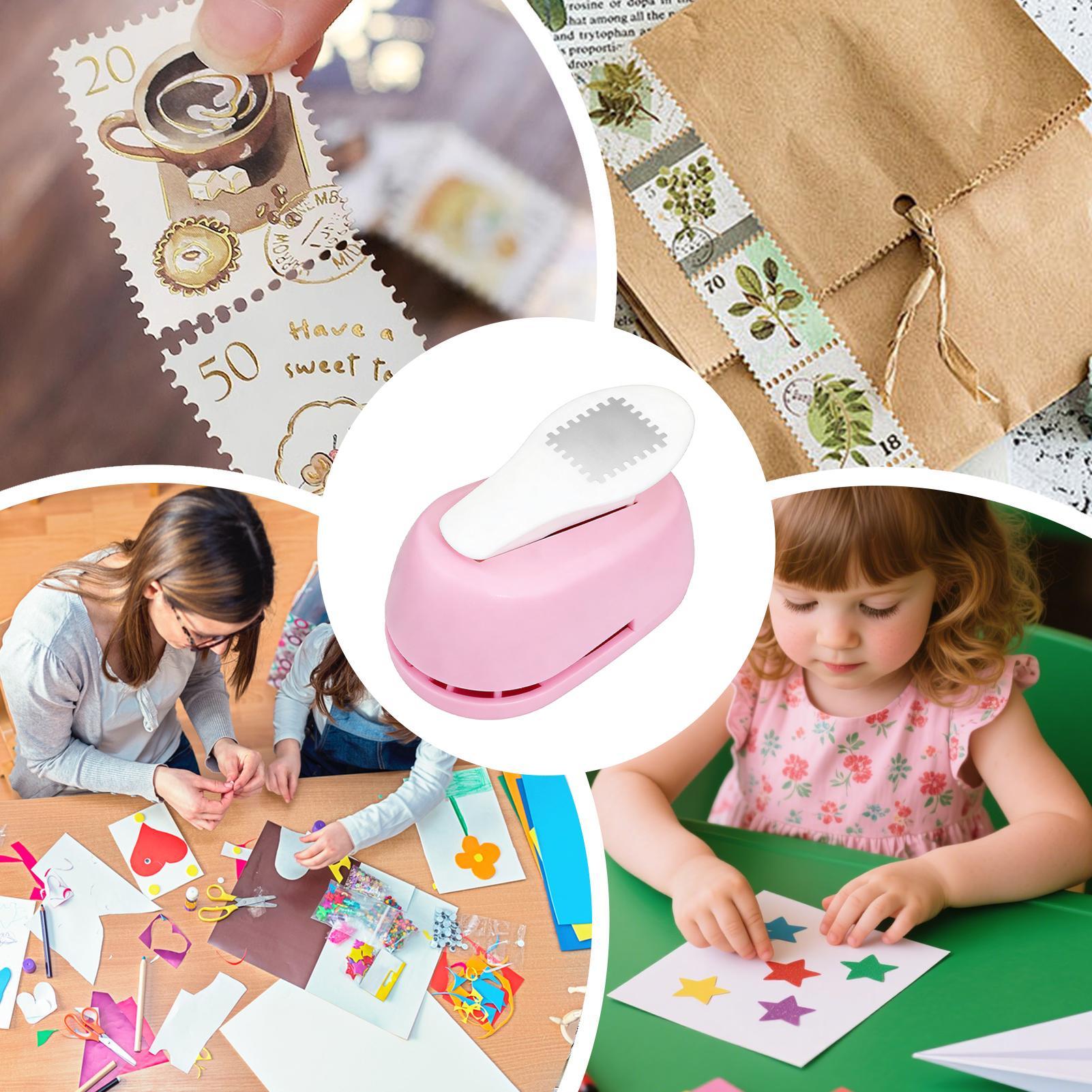 Art Craft Journal - أداة تخريم طوابع البريد للأطفال والكبار،