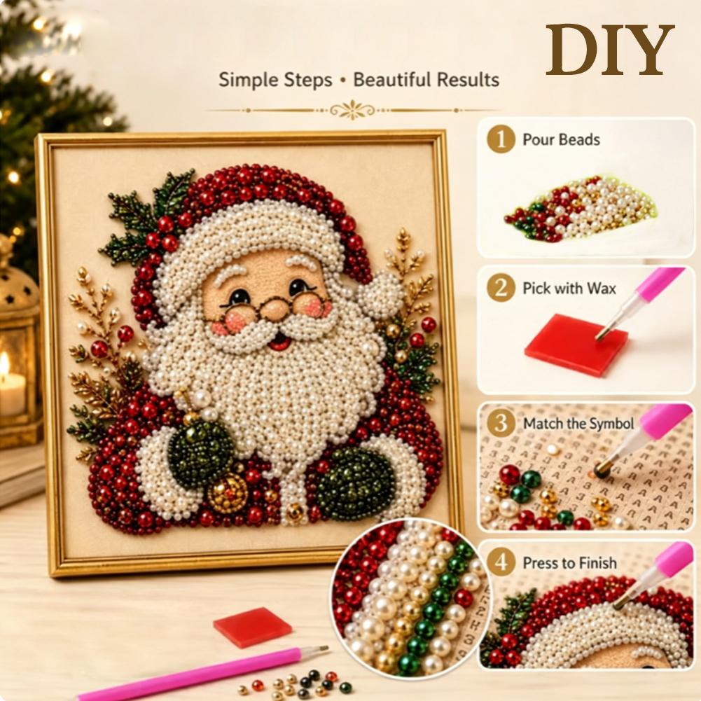 طقم فني لتطريز اللؤلؤ على شكل  - مراجعة Art Craft For Christmas وسعره