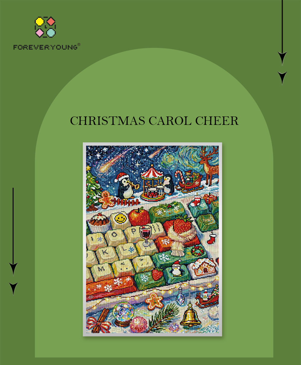 طقم رسم بالألماس ثلاثي الأبعاد - مراجعة Art Craft For Christmas وسعره