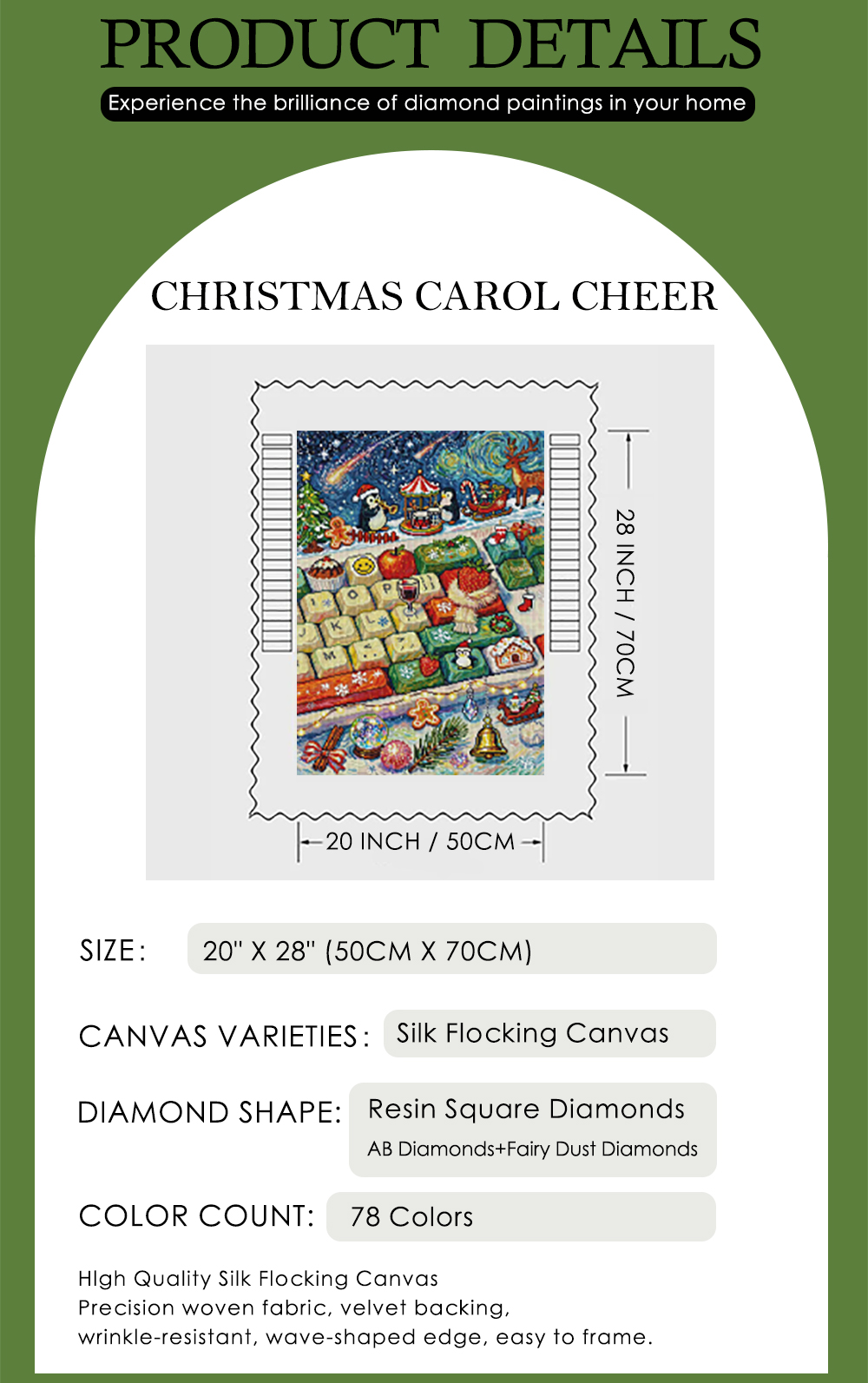 طقم رسم بالألماس ثلاثي الأبعاد - مراجعة Art Craft For Christmas وسعره