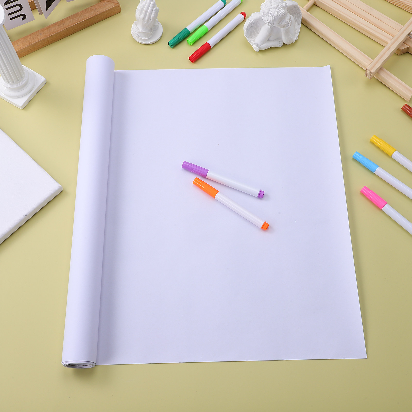 لفة ورق رسم بيضاء، حمضية متعاد - مراجعة Art And Craft Recycle وسعره