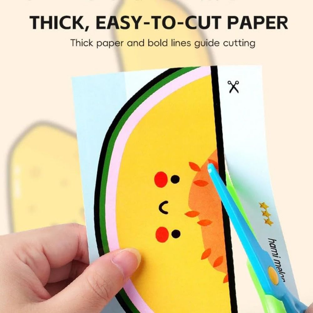 مجموعات أدوات قص الورق الآمنة  - مراجعة Art Craft For Preschoolers وسعره