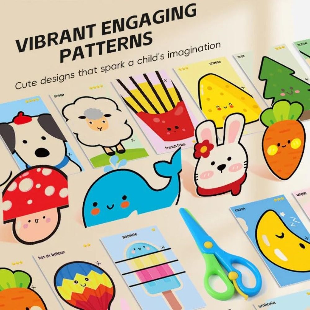 مجموعات أدوات قص الورق الآمنة  - مراجعة Art Craft For Preschoolers وسعره