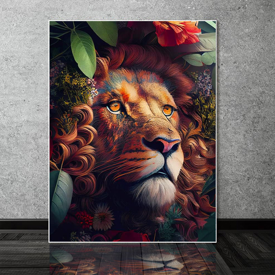 الغابة الأسد الرمزية الماس طقم - مراجعة Art And Craft Jungle وسعره