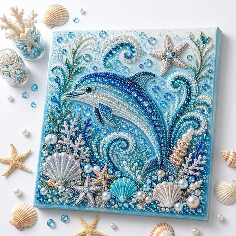 طقم فن اللؤلؤ بتصميم المحيط لل - مراجعة Art Craft Things وسعره