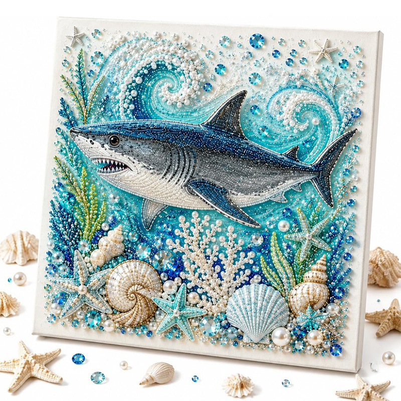 طقم فن اللؤلؤ بتصميم المحيط لل - مراجعة Art Craft Things وسعره