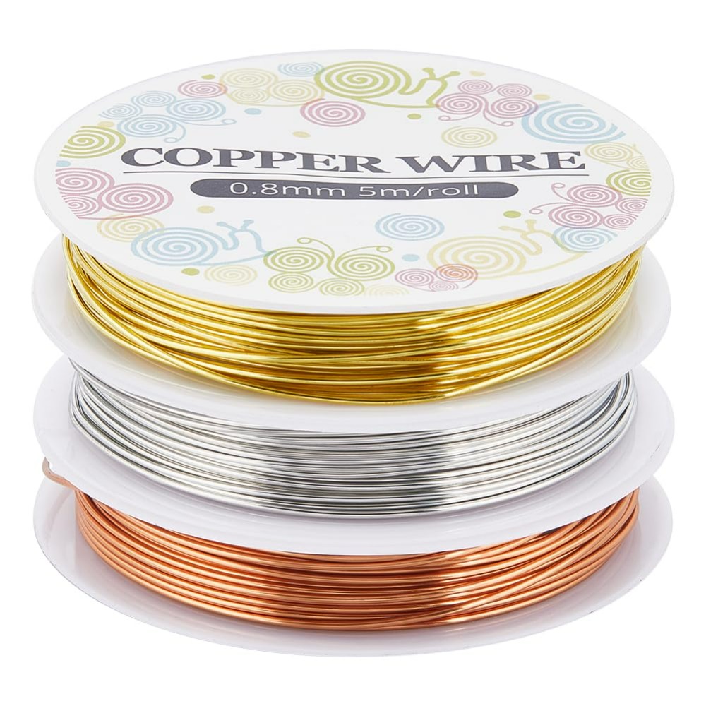 12.8 متر سلك مجوهرات نحاسي 0.8 - مراجعة Art Craft Wire وسعره