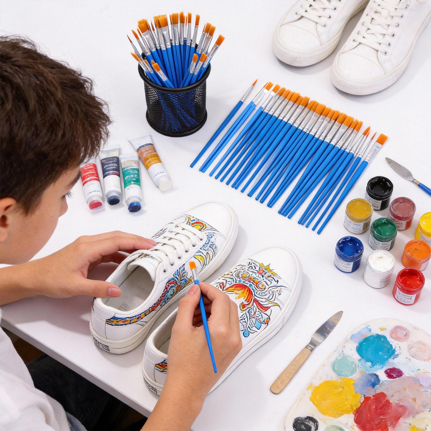 10/20 شريط، عبوات طلاء فارغة ش - مراجعة Box Art And Craft وسعره