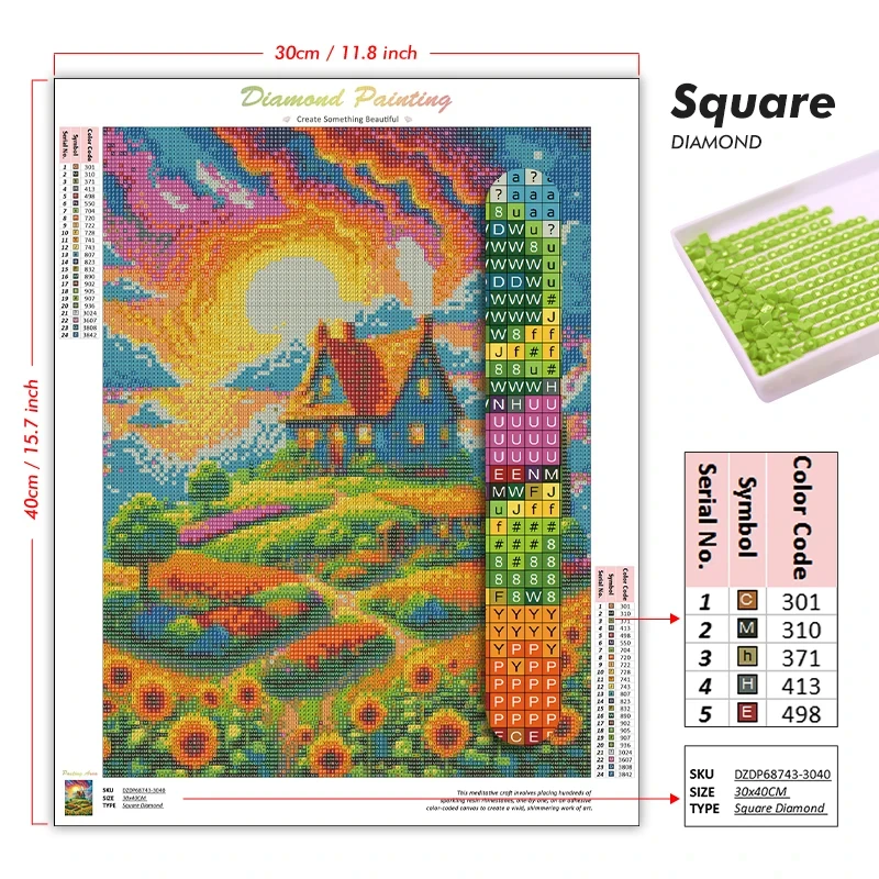 طقم رسم بالألماس ثلاثي الأبعاد - مراجعة Art Craft Village وسعره