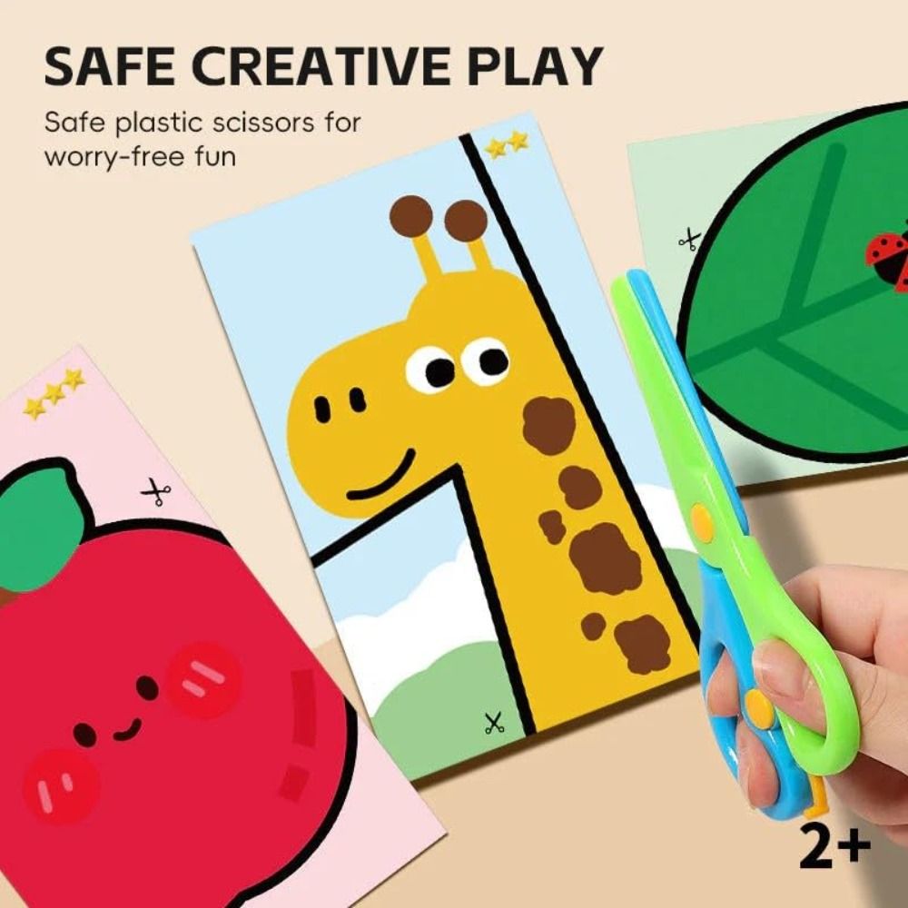 مجموعات قطع الورق الآمنة للأطف - مراجعة Art Craft For Preschoolers وسعره