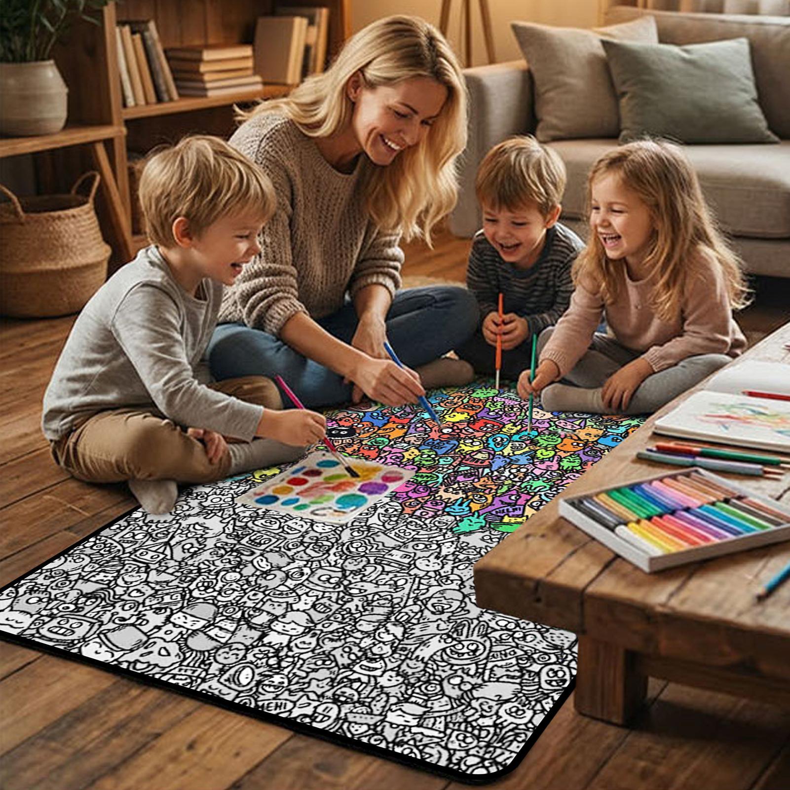 بطانية تلوين قابلة للغسل يمكنك - مراجعة Art Craft Preschool وسعره