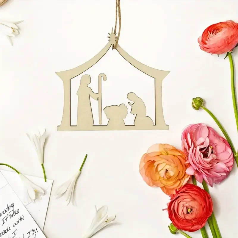 زينة خشبية بتصميم مشهد الكريسم - مراجعة Art And Craft Recycle وسعره
