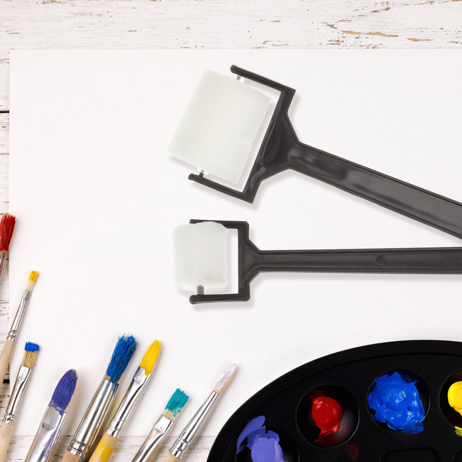 مجموعة من 15 قطعة من فرش الرسم - مراجعة Art Craft For Preschoolers وسعره